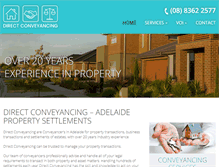 Tablet Screenshot of directconveyance.com.au